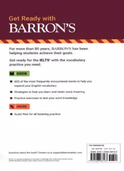 کتاب Barrons IELTS Essential Words 4th - تصویر 2