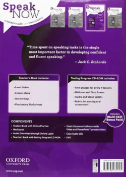کتاب Speak Now 3 Teachers book کتاب معلم - تصویر 2