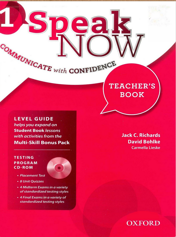 کتاب Speak Now 1 Teachers book