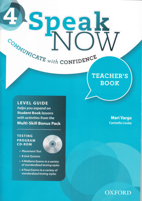 کتاب Speak Now 4 Teachers book