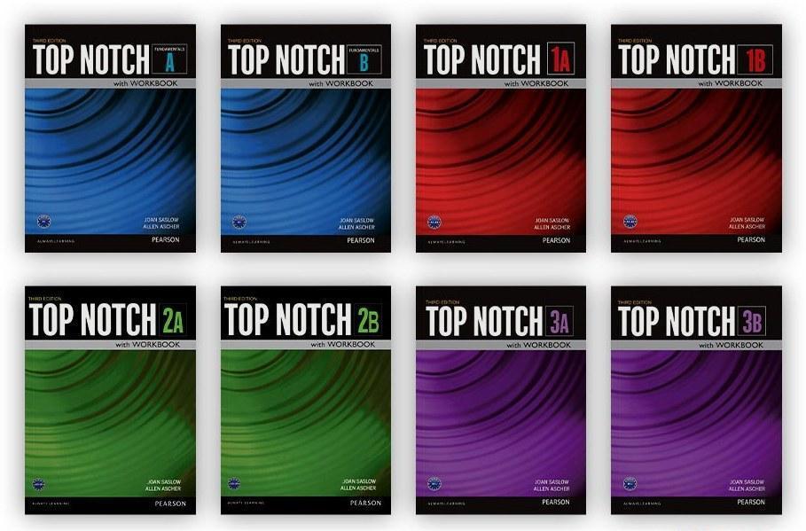 پک کامل کتاب های Top Notch 3rd full pack 