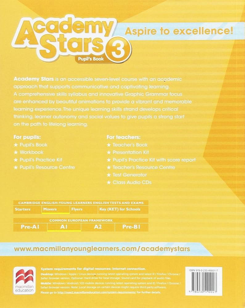 81VtAgpIMJL._AC_UF1000,1000_QL80_ کتاب آموزش زبان انگلیسی Academy Stars 3 - تصویر 3