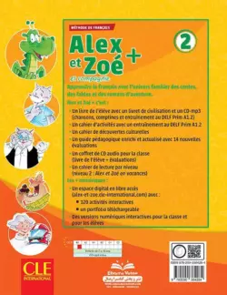 کتاب Alex et Zoe et compagnie 2 Livre - تصویر 2