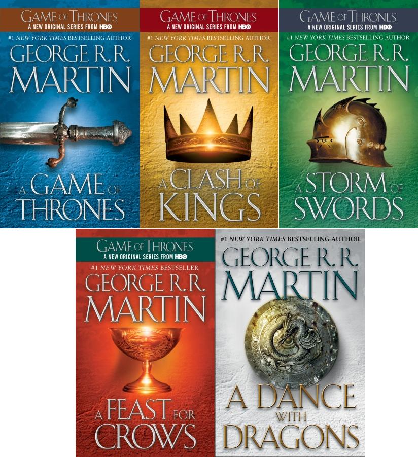 پک کامل کتاب های A Song of Ice and Fire