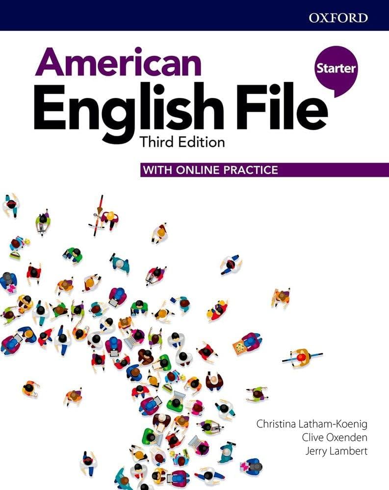 کتاب American English file starter 3rd 