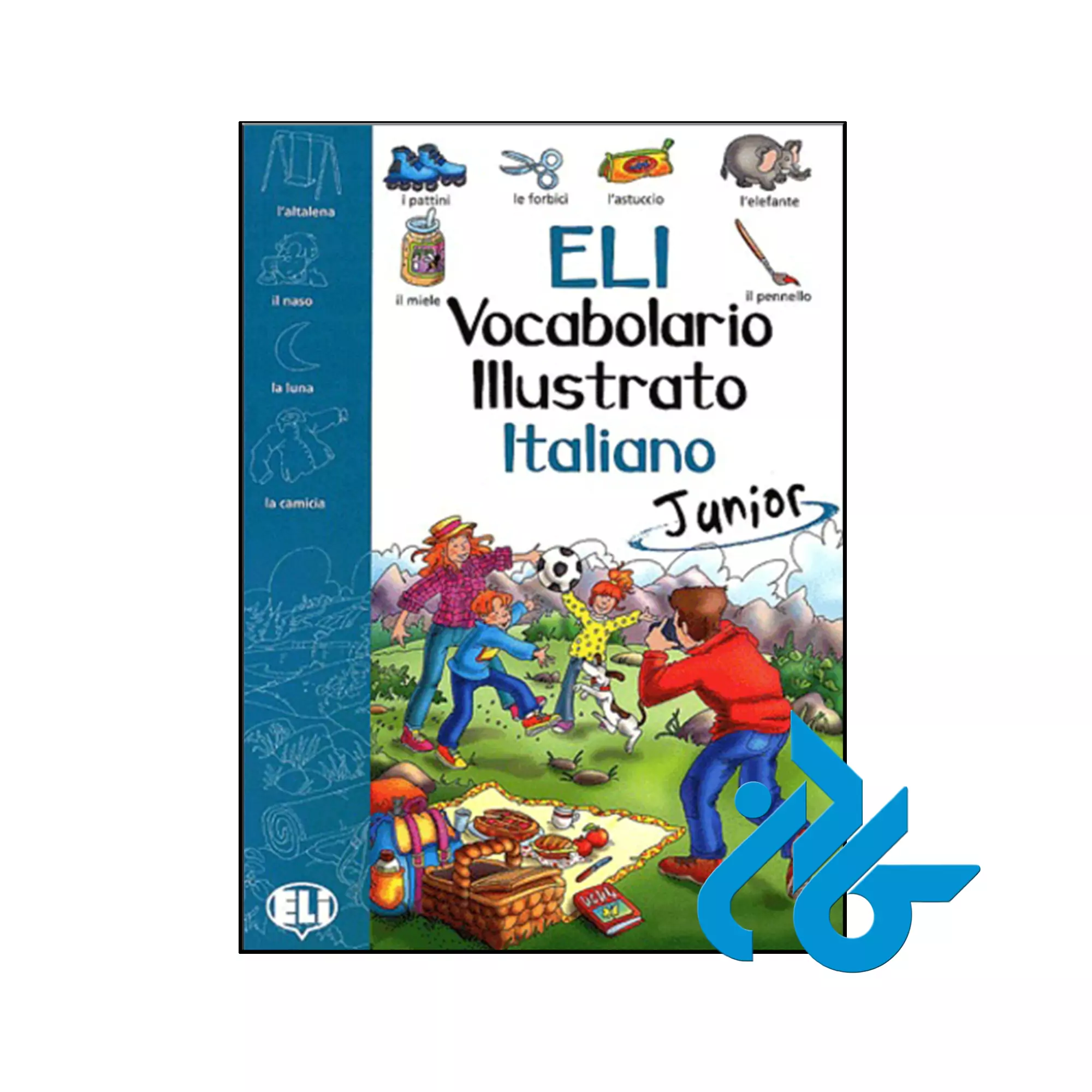 ELI Picture Dictionary Junior ایتالیایی کتاب eli vocabolario illustrato italiano