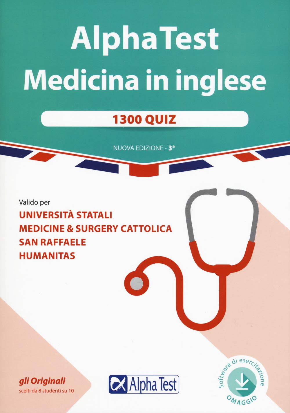 کتاب Alpha Test Medicina in inglese 1300 quiz