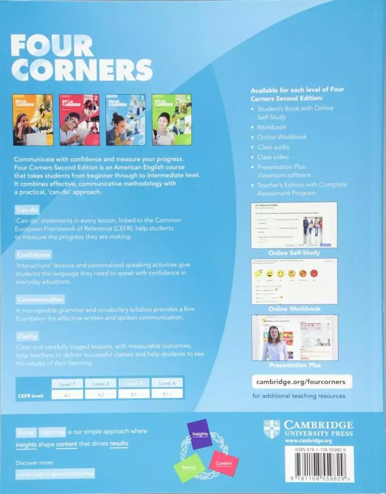 کتاب Four Corners 3 video book ( ویرایش دوم ) - تصویر 2
