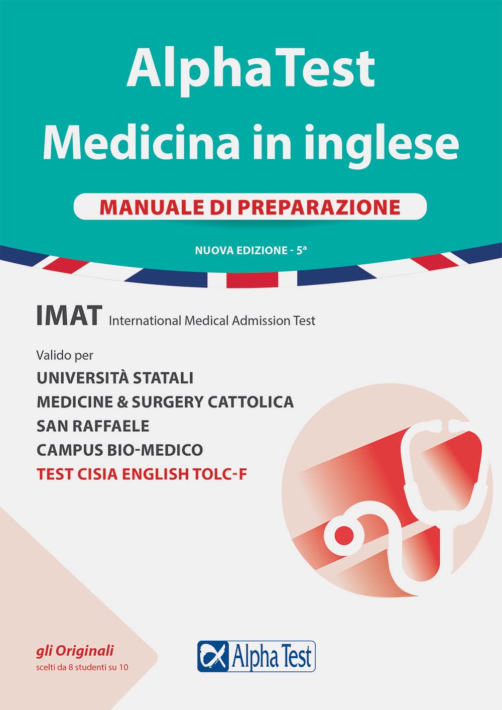 کتاب 2022 Alpha Test Medicina in inglese Manuale di preparazione