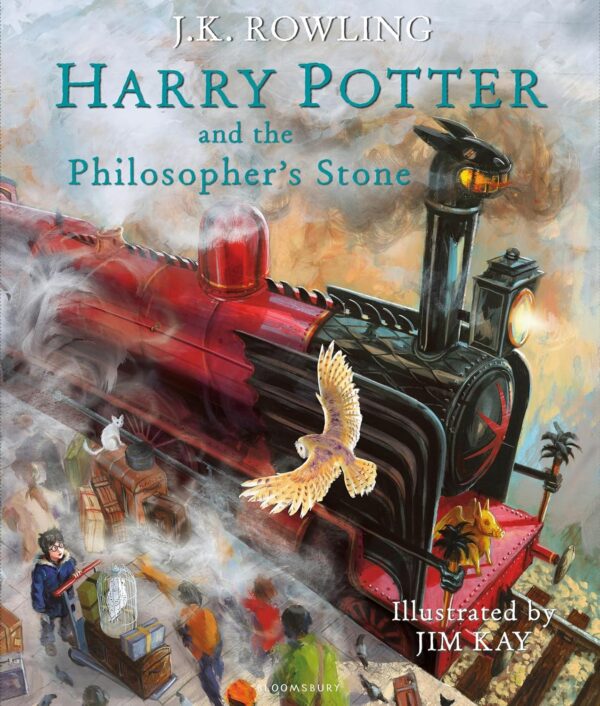 کتاب Harry Potter and the Philosophers Stone Illustrated Edition Book 1