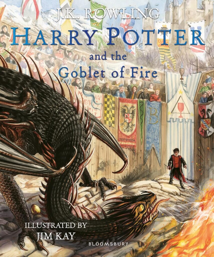 کتاب Harry Potter and the Goblet of Fire Illustrated Edition Book 4