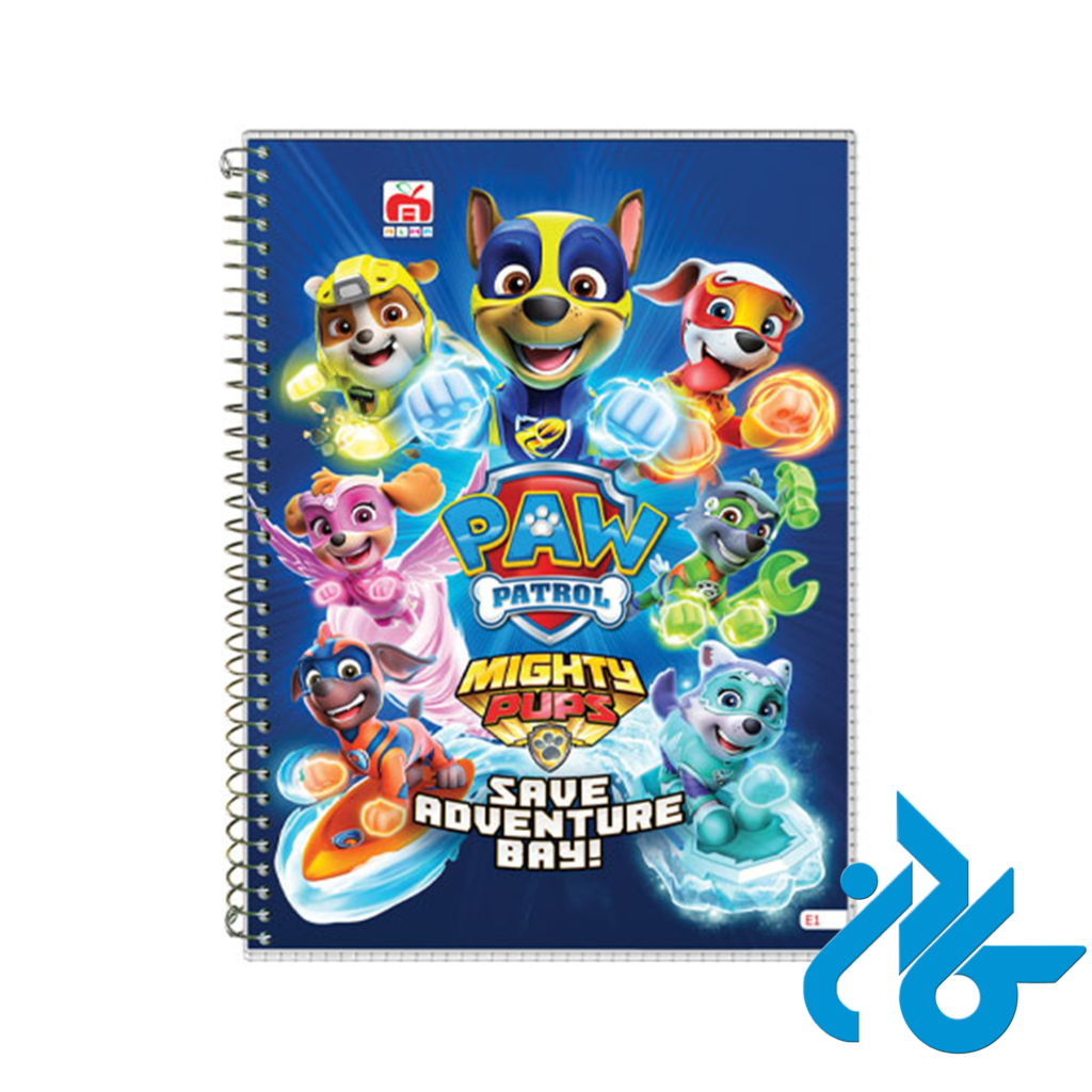 خرید و قیمت دفتر چهار خط 60 برگ سیمی طلقی کارتونی آلما 7642