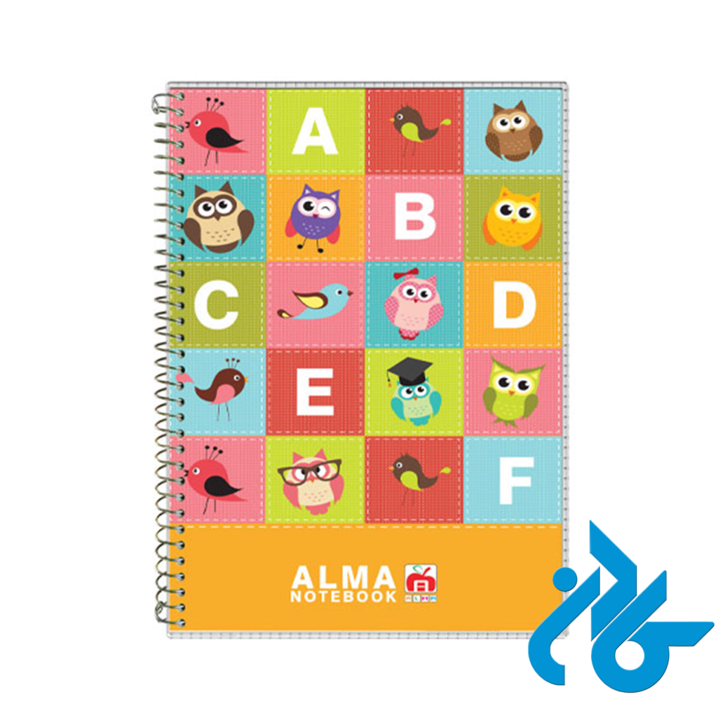 خرید و قیمت دفتر 60 برگ چهار خط سیمی طلقی 7643