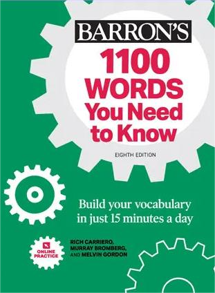 کتاب barrons 1100 words you need to know 8th