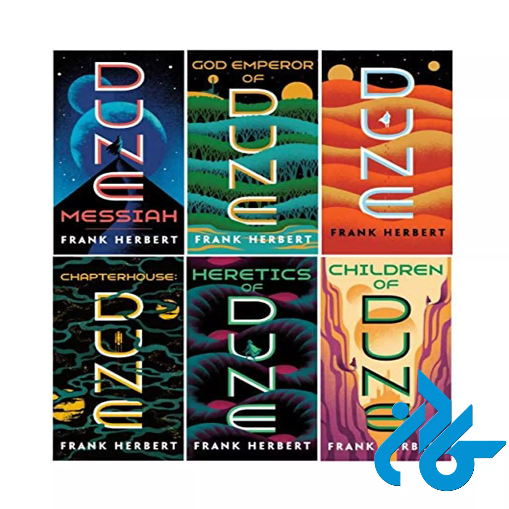 پک کامل کتاب Dune خرید و قیمت Complete Dune Series Set ( 6 Books ) by Frank Herbert از فروشگاه کادن
