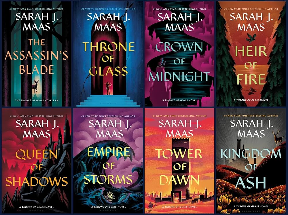 کتاب Throne of Glass full pack