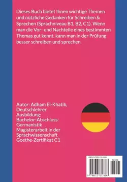 کتاب آلمانی Wichtige Themen zum Schreiben und Sprechen (Vor- und Nachteile), Sprachniveau B1, B2, C1 - تصویر 2