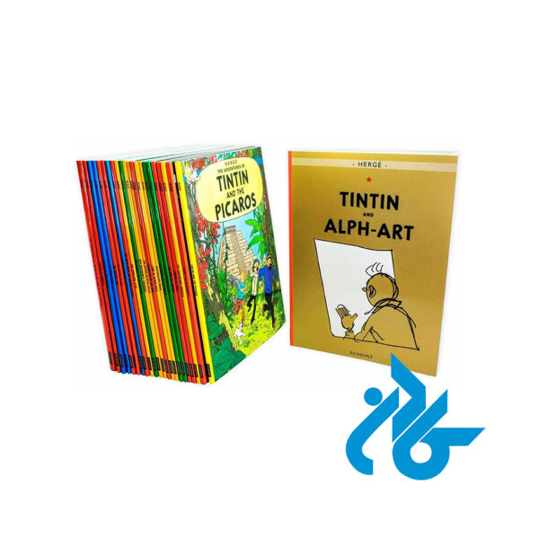 پک 23 جلدی کتاب The Adventures of Tintin