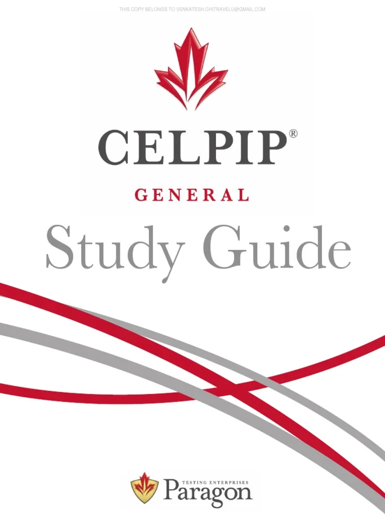 کتاب CELPIP GENERAL STUDY GUIDE PARAGON