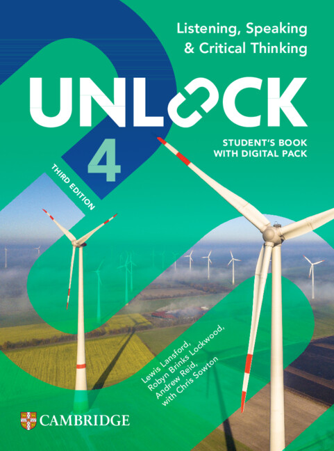 کتاب Unlock 4 3rd Listening Speaking and Critical Thinking