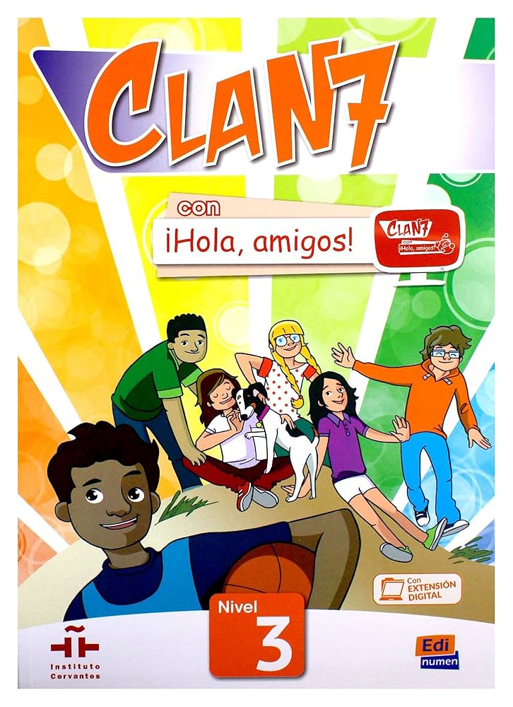 کتاب CLAN 7 HOLA AMIGOS 3
