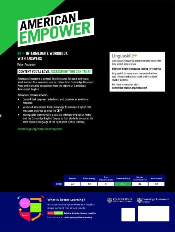 خرید کتاب کار AMERICAN EMPOWER WORKBOOK A B1 PLUS - تصویر 2