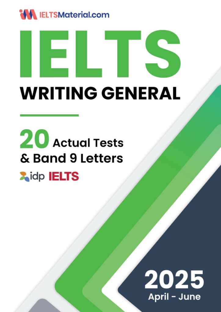 کتاب IELTS Writing General 20 Actual Tests and Band 9 Letters