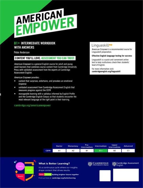کتاب AMERICAN EMPOWER WORKBOOK B B1 PLUS - تصویر 2