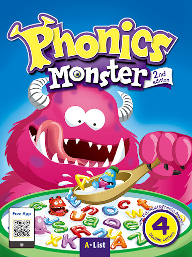 کتاب phonics monster 4 2nd