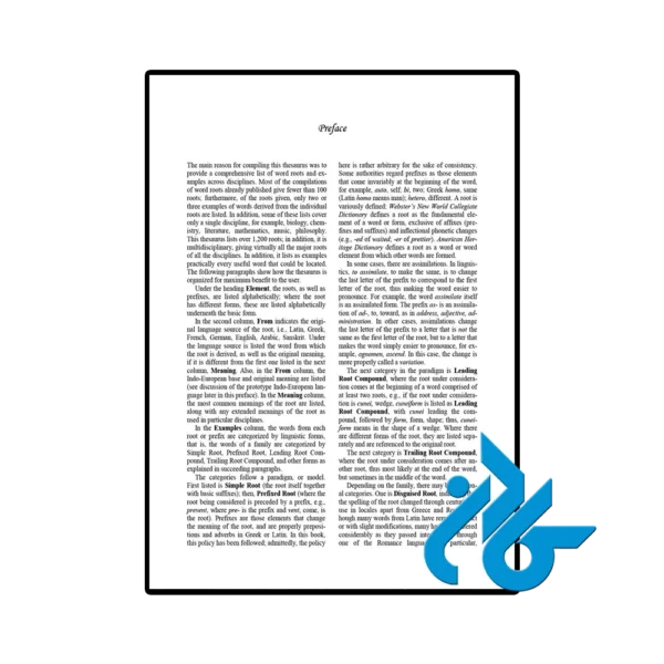 کتاب A Thesaurus of English Word Roots - تصویر 3