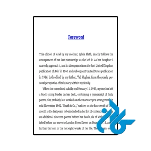 نمونه عکس صفحه اول کتاب Ariel