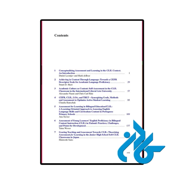 کتاب Assessment and Learning in Content and Language Integrated Learning (CLIL) Classrooms - تصویر 2