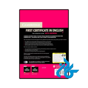 عکس کتاب cambridge first certificate in english 1