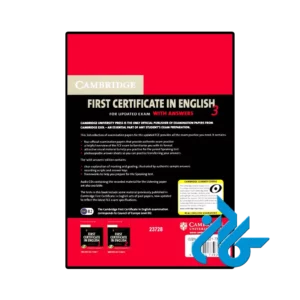 عکس کتاب cambridge first certificate in english 3