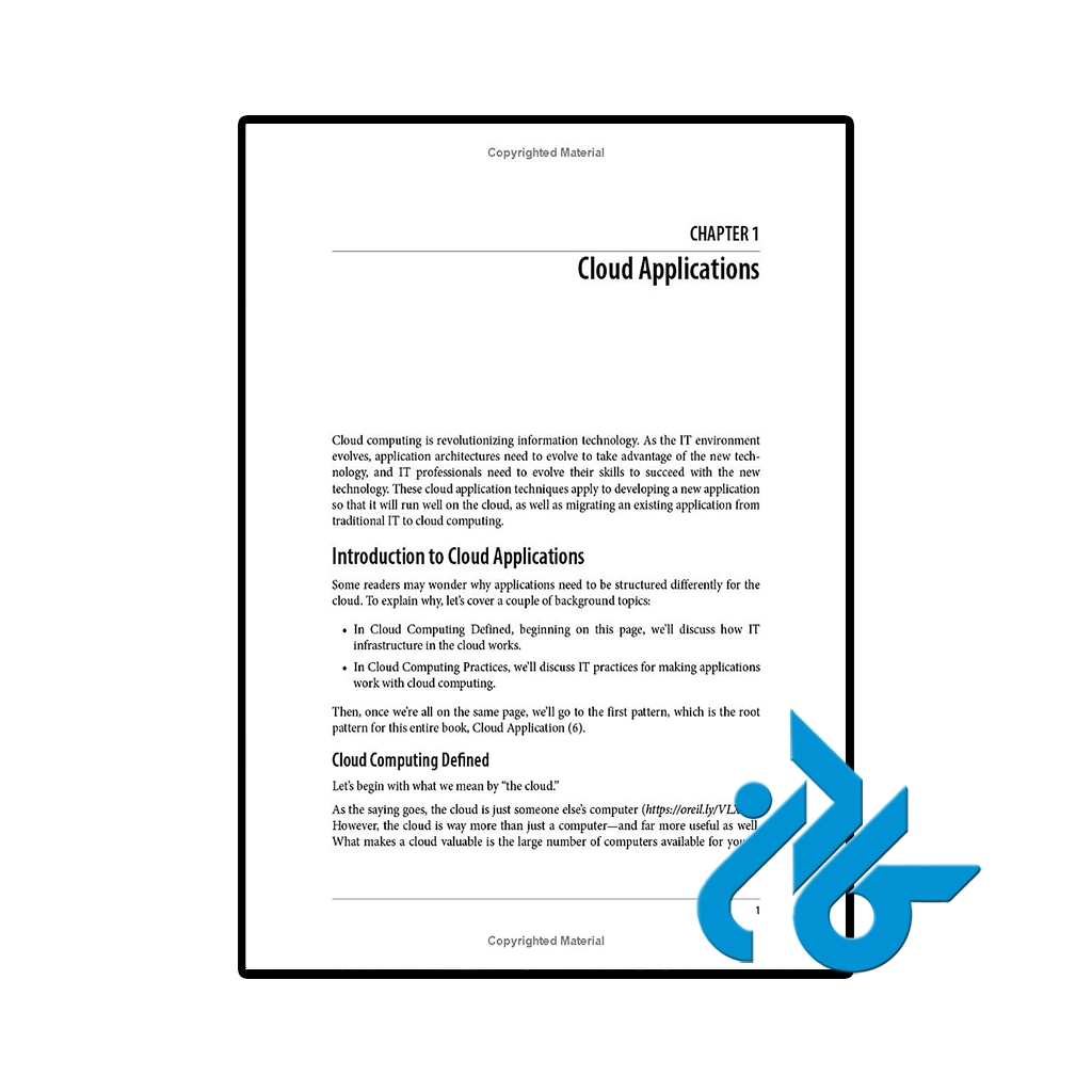 خرید کتاب cloud application architecture patterns