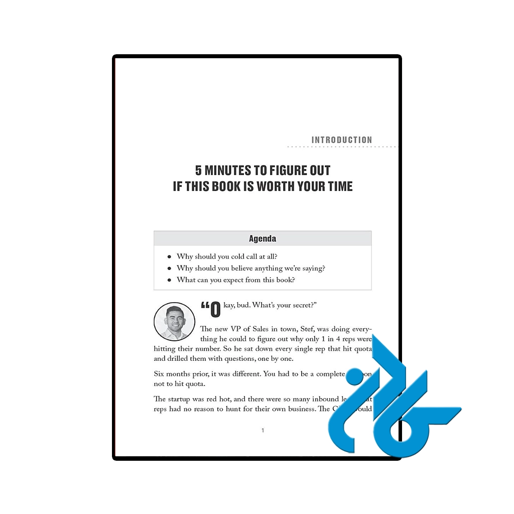 نمونه عکس صفحه اول کتاب Cold Calling Sucks