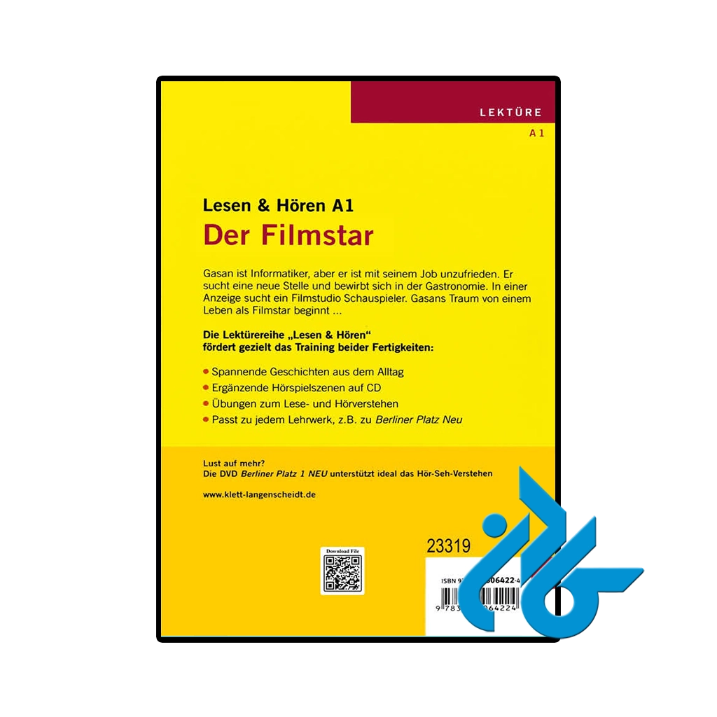 عکس کتاب آلمانی der filmstar lesen & horen a1