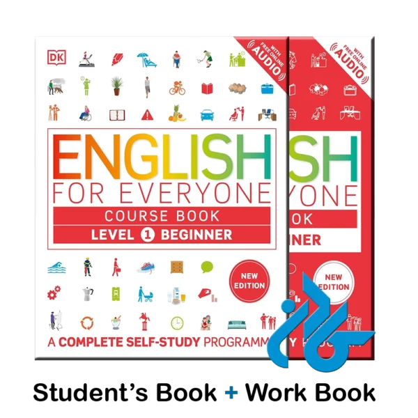 کتاب English for Everyone Level 1 Beginner Course Book + Practice Book ( چاپ رنگی ) - تصویر 1