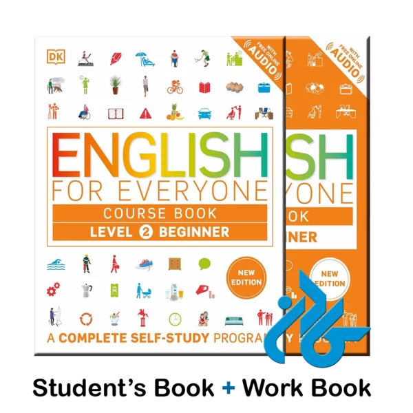 کتاب English for Everyone Level 2 Course Book + Practice Book ( چاپ رنگی ) - تصویر 1