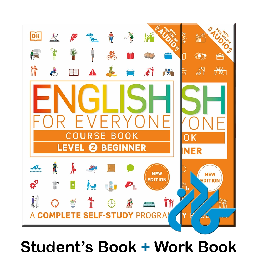 English for Everyone Course Book Level 2 Beginner-pic1 کتاب English for Everyone Level 2 Course Book + Practice Book ( چاپ رنگی ) - تصویر 1