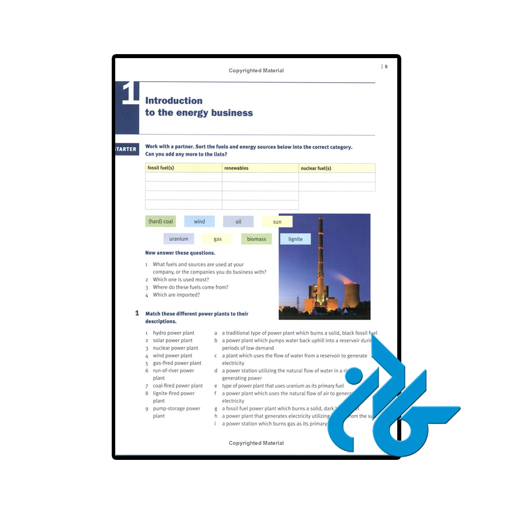 عکس کتاب english for the energy industry