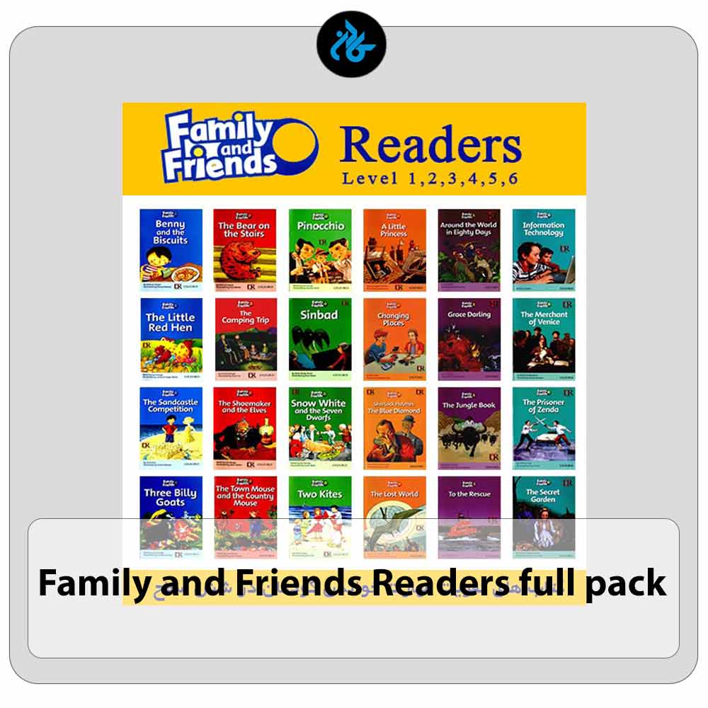 خرید پـک کامل family and friends readers full pack