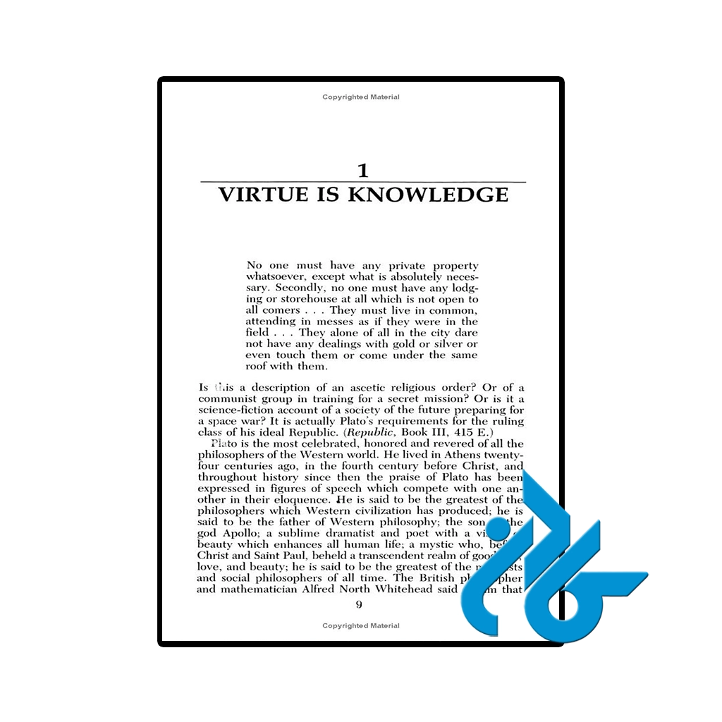 عکس کتاب from socrates to sartre the philosophic quest