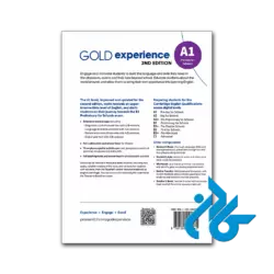 پشت جلد کتاب gold experience a1 2nd