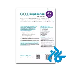 پشت جلد کتاب gold experience a2 2nd