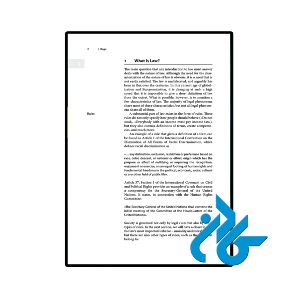 کتاب Introduction to Law second Edition - تصویر 3