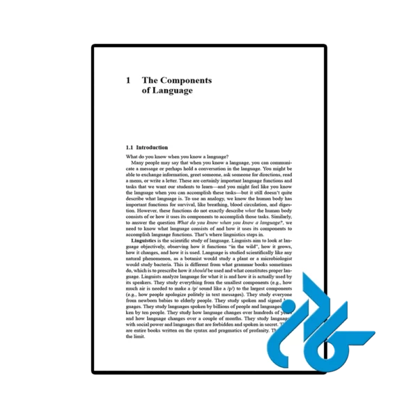 کتاب Linguistics for Language Teachers - تصویر 3