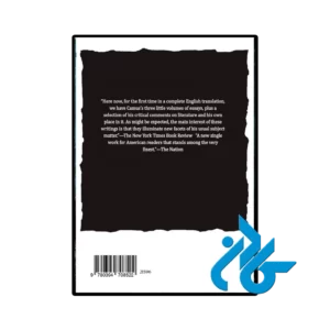 عکس پشت جلد کتاب Lyrical and Critical Essays