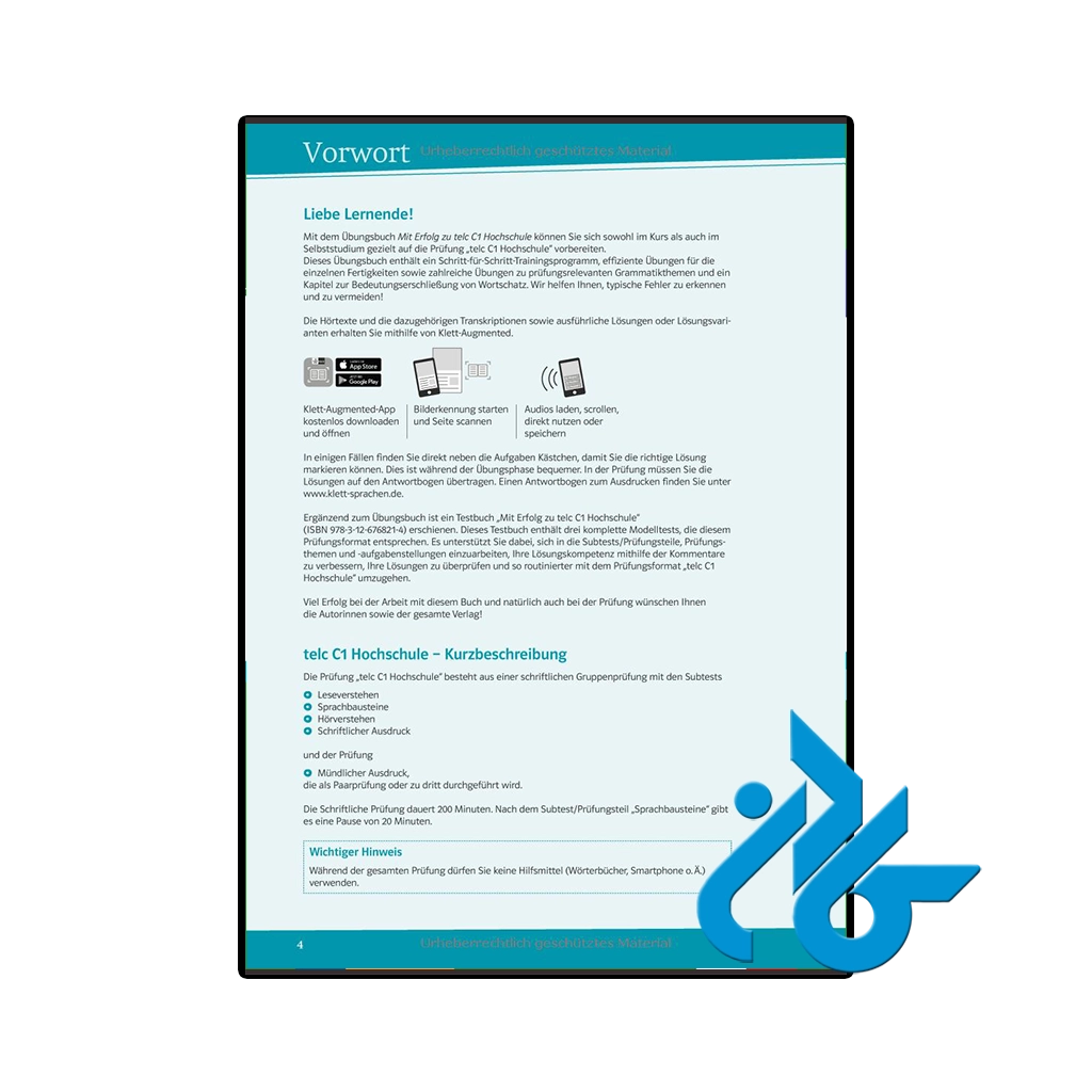 خرید کتاب mit erfolg zu telc c1 hochschule
