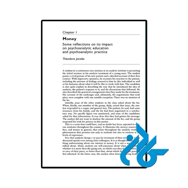 کتاب Money Talks in Therapy Society and Life (رمان پول حرف اول را می‌زند در درمان جامعه و زندگی) - تصویر 3